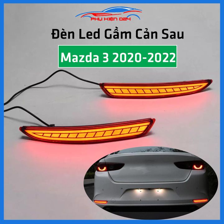 Đèn led gầm cản sau ô tô Mazda 3 2020-2021-2022