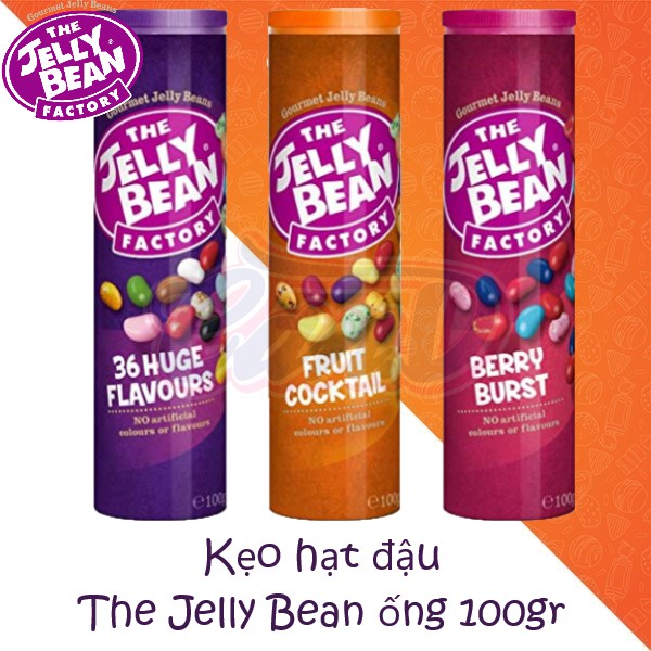 (3 vị) Kẹo hạt đậu The Jelly Bean ống 100gr