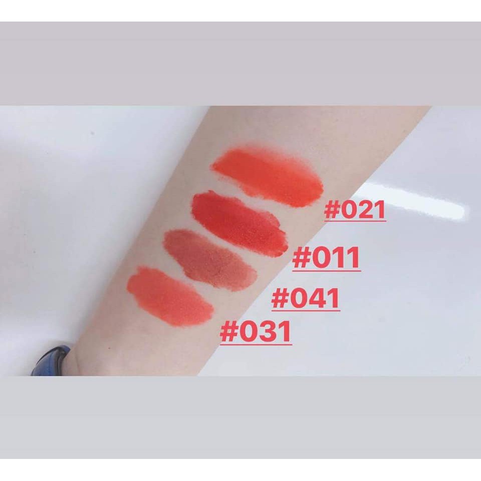 SON LÌ DẠNG KEM ZERO VELVET LIP TINT - SỐ 021 ĐỎ CAM