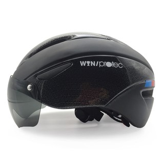 Mũ Bảo Hiểm Xe Đạp Protec Win Sử Dụng Kính