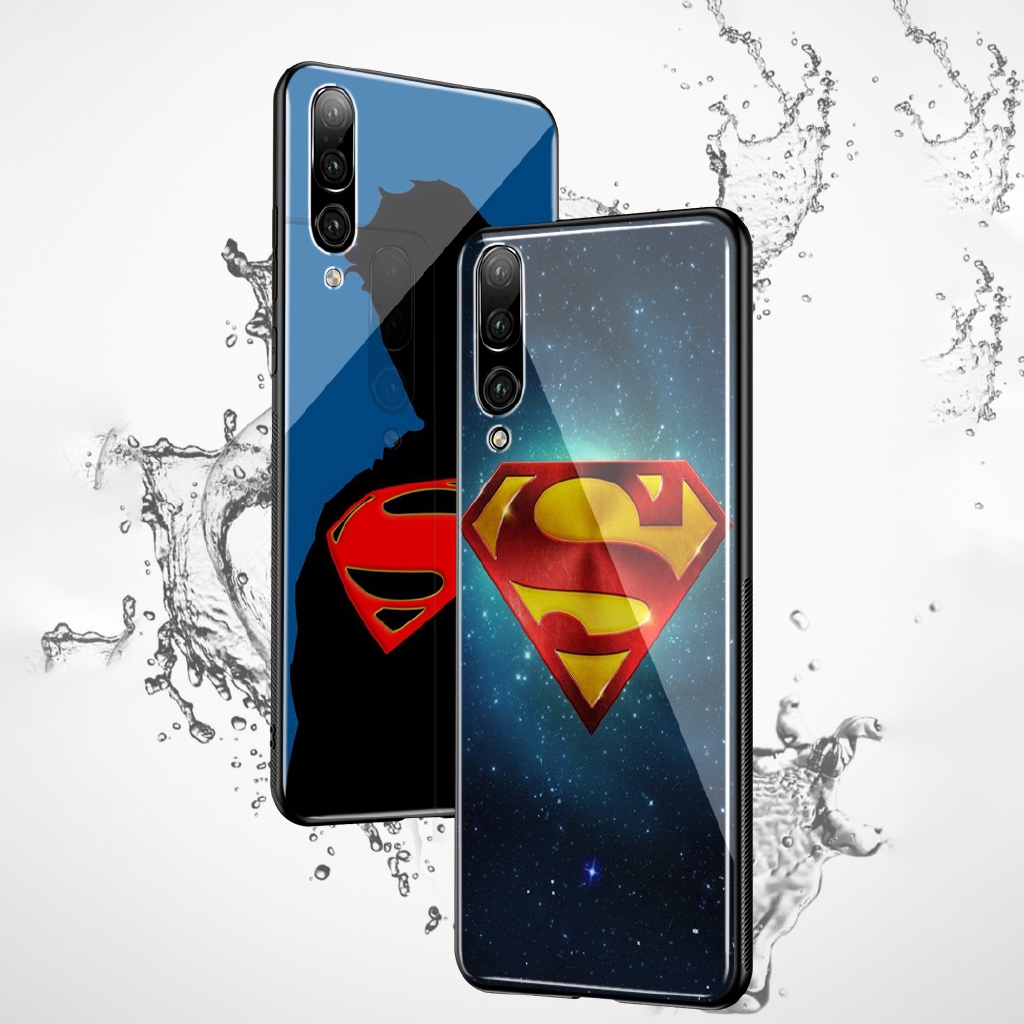 Ốp lưng cường lực hình siêu nhân cho Huawei Honor 7A 8X 9 10 Y6 Y9 Prime Pro Lite 2018 2019
