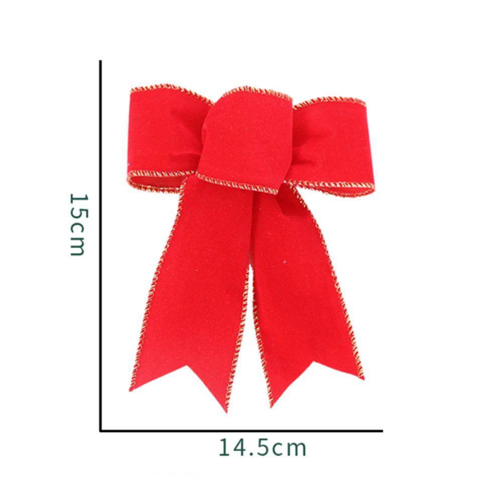 Cây Thông Giáng Sinh Bằng Vải Lanh Cotton Màu Đỏ Làm Thủ Công Dùng Trang Trí