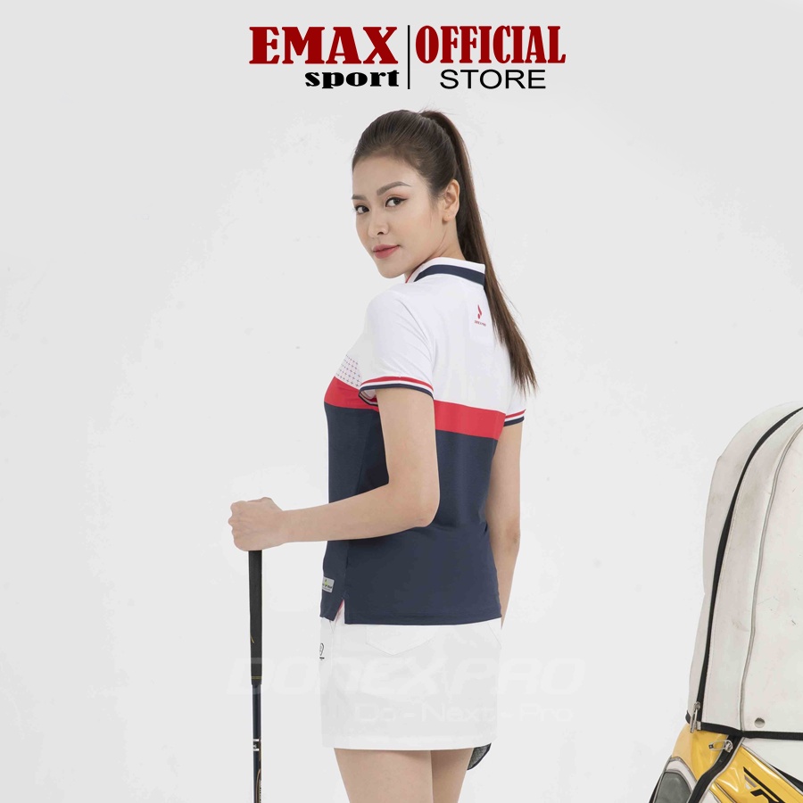 Áo Golf Thể Thao Cao Cấp Nữ Donexpro, Vải Thun Lạnh, Thấm Hút Mồ Hôi Tốt AC - 3648