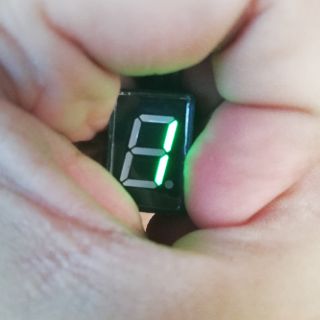 Báo số xe máy chống nước 0-5