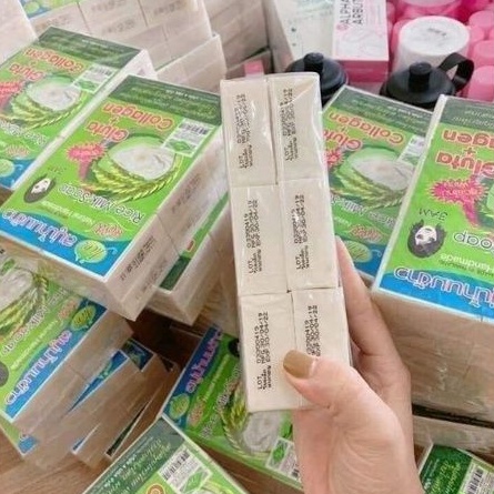 COMBO 12 Viên Xà Phòng Cám Gạo Thái Lan Jam Rice Milk Soap