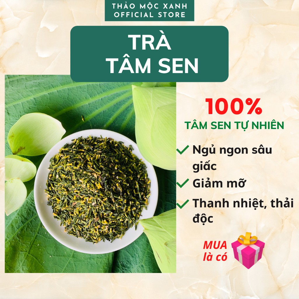 Tâm Sen  sao thơm giúp dễ ngủ, ăn ngon ngủ ngon, giảm mỡ, thanh nhiệt tiêu mụn nhọn - Sản phẩm  dùng ngay