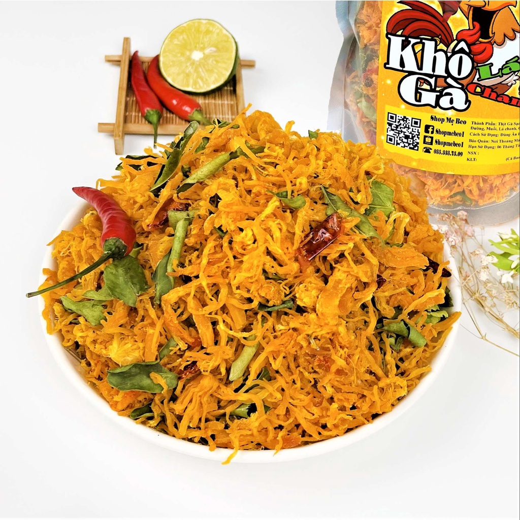 Khô Gà Lá Chanh Xé Cay Shop Mẹ Beo