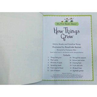 Dính dán - Usborne sticker book - How things grow
