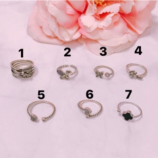 Nhẫn bạc Thái xoắn dây