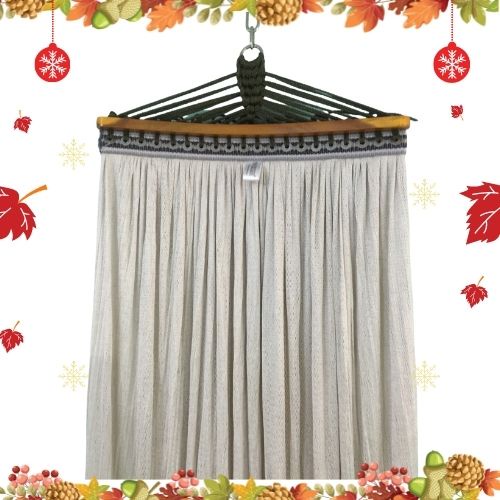 Võng lưới Ban Mai mềm mịn,cỡ đại cán gỗ 50cm( Không kèm khung)