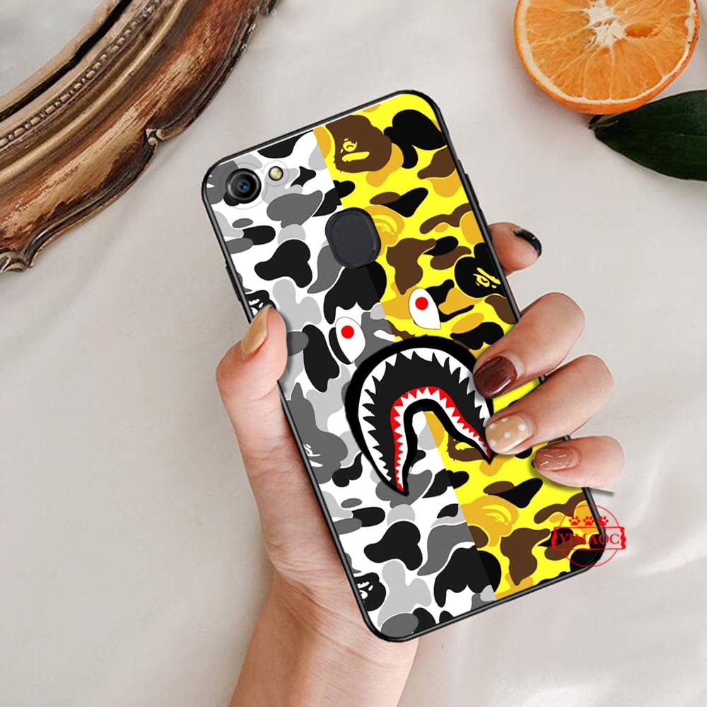 BAPE Ốp Lưng Mềm In Hình Logo Adidas Cho Realme 8 C20 C31 V15 Gt Neo Nrz 30a Oppo Find X3 Pro 7a