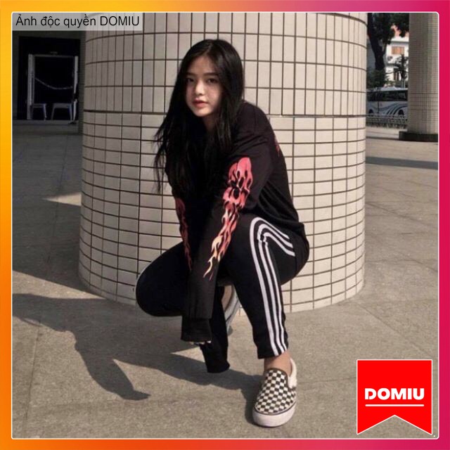 Quần Thể Thao Nam Nữ Dài 3 Sọc Ống Xuông | BigBuy360 - bigbuy360.vn