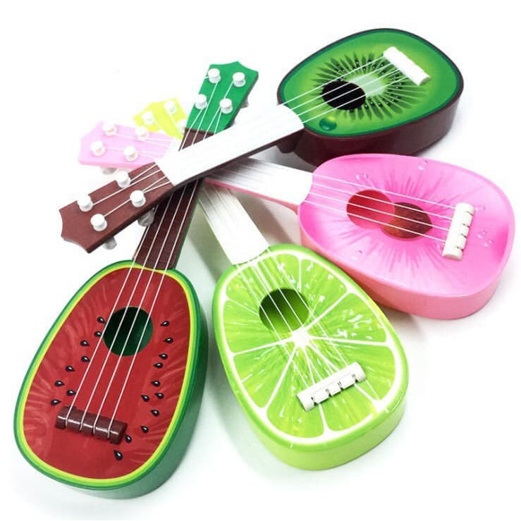 đàn ghi ta hình hoa quả - đàn ukulele trái cây