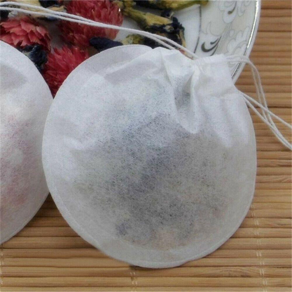 PATRICIA Set 100 Túi Lọc Trà Dây Rút Dùng Một Lần Tiện Dụng