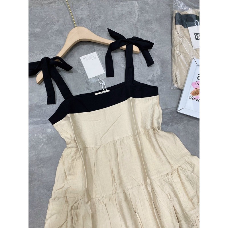 [Siêu Hot] Váy Maxi Be 2 Dây Buộc Nơ, Đầm Nữ Dáng Dài Siêu Xinh Có Ảnh Thật Kèm Video