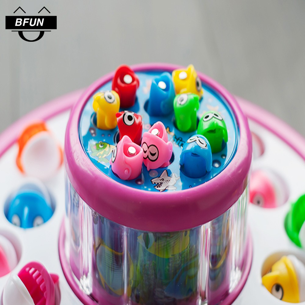 Bộ Đồ Chơi Câu Cá 2 Tầng Có Nhạc Và Đèn, Nam Châm - Đồ Chơi Trẻ Em Bfun