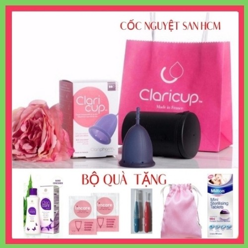 Mã SKAMLTSM9 giảm 10% đơn 99K Cốc Nguyệt San CLARICUP  FULL QUÀ 300K- Cốc