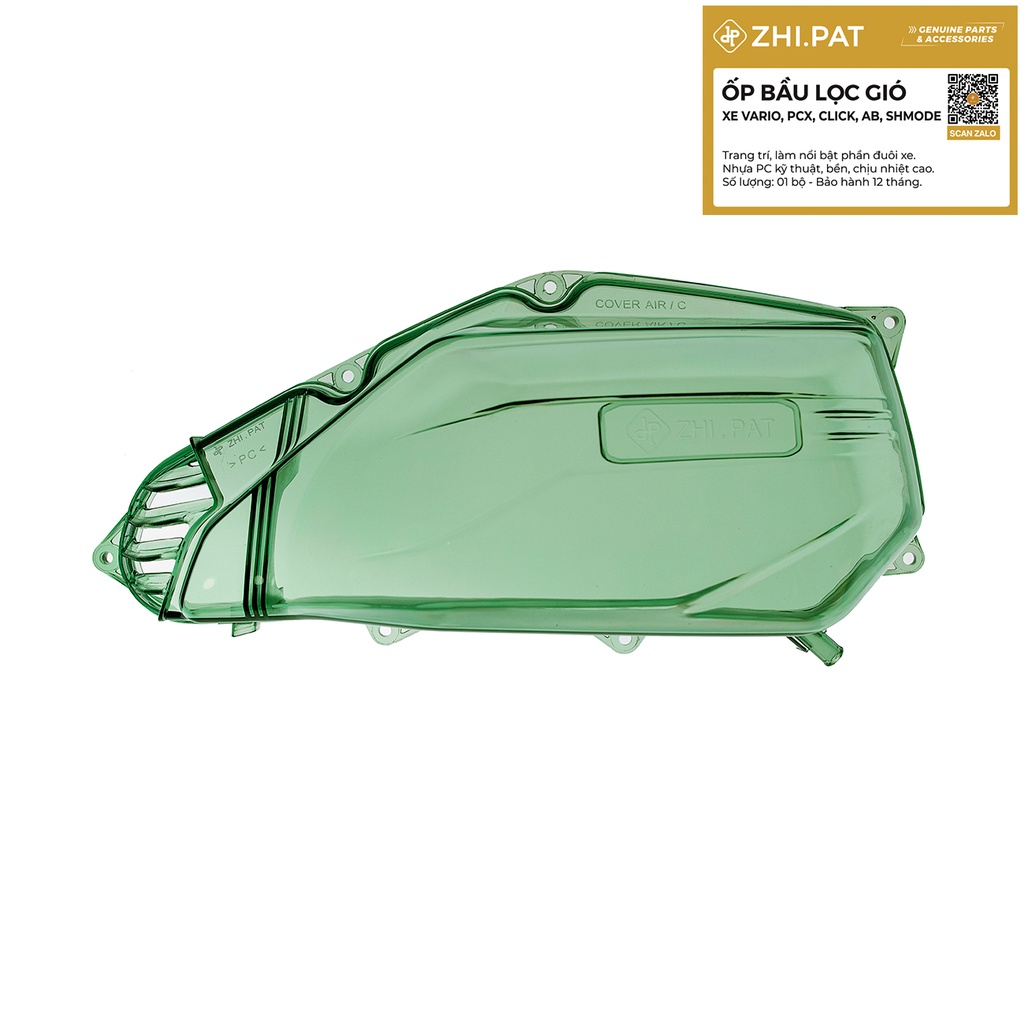 ZHI.PAT - Ốp lọc gió trong suốt xe VARIO 2019 125/150 * Hàng chính hãng