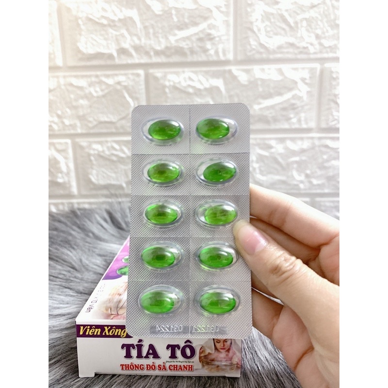 (CHÍNH HÃNG) VIÊN XÔNG HƯƠNG TRÀM TÍA TÔ BẠC HÀ KHUYNH DIỆP 2 Vỉ 20 Viên