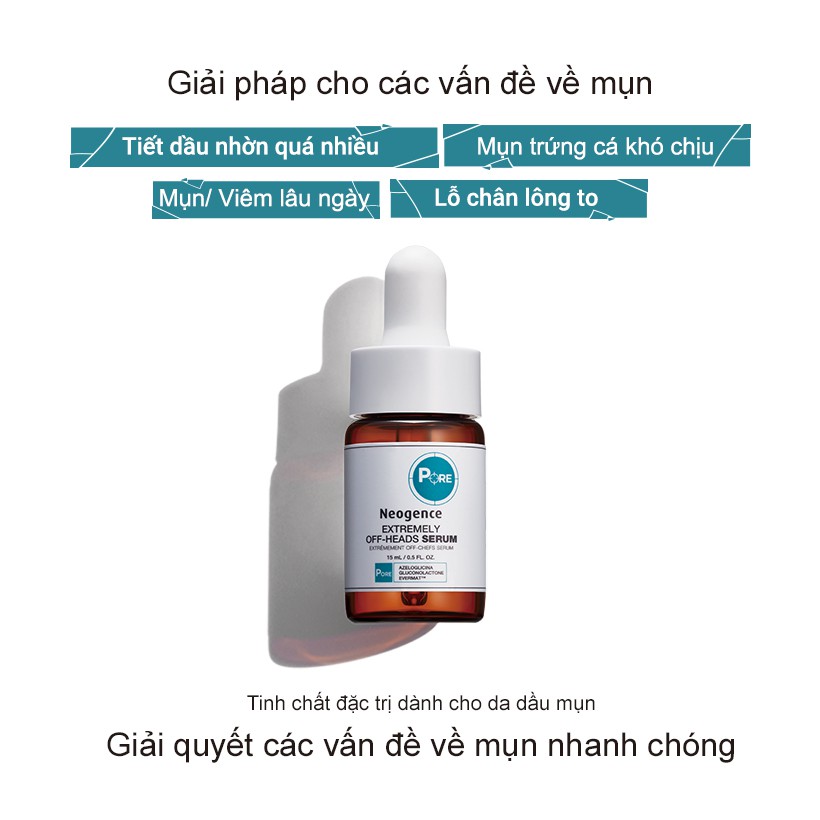 Tinh chất Neogence làm giảm mụn đầu đen và làm thông lỗ chân lông - 15 ml