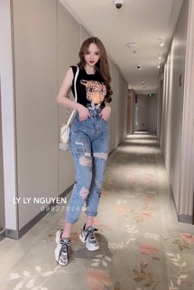 SET ÁO THUN CỌP + QUẦN JEAN