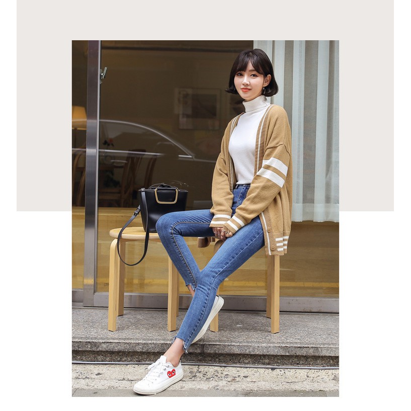 Áo khoác len mỏng Cardigan Korea - 1479 | BigBuy360 - bigbuy360.vn