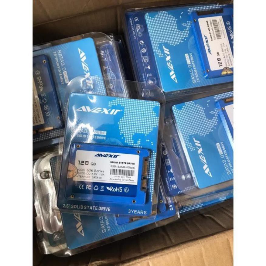 Ổ Cứng Ssd Avexir, Ổ Cứng Di Dộng Ssd 128gb Sata3 2.5 Made in Vn Bảo Hành 36 Tháng