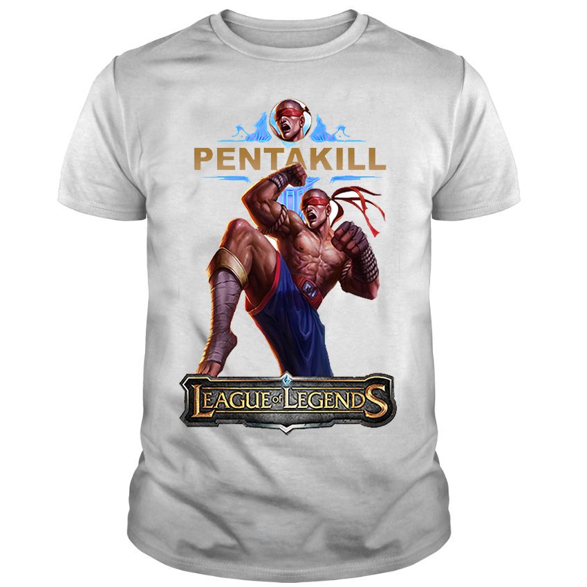 Áo Thun LEESIN Cực Chất, Áo Liên Minh Huyền Thoại LEE SIN Siêu Độc - LOL Tshirt (Ảnh thật)