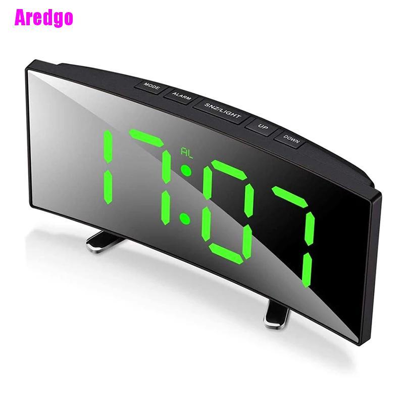 Đồng hồ báo thức kỹ thuật số màn hình LED 7 inch để bàn