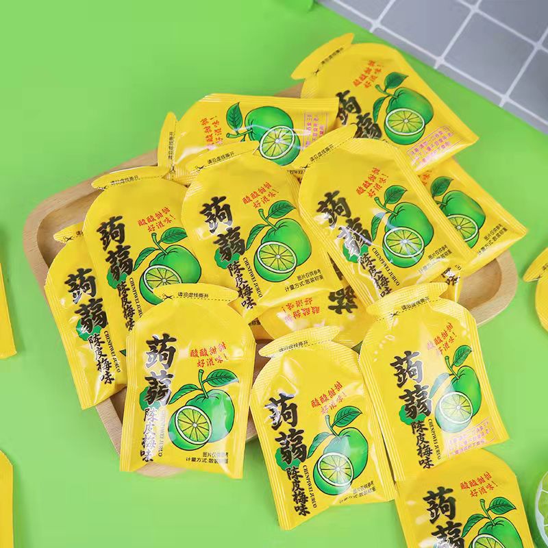 [ Ăn ngon mát ] Combo 1000g Thạch Konjac trái cây hương vị chanh muối/ vỏ quýt với mận/hương vị quả lê ăn đã nghiền
