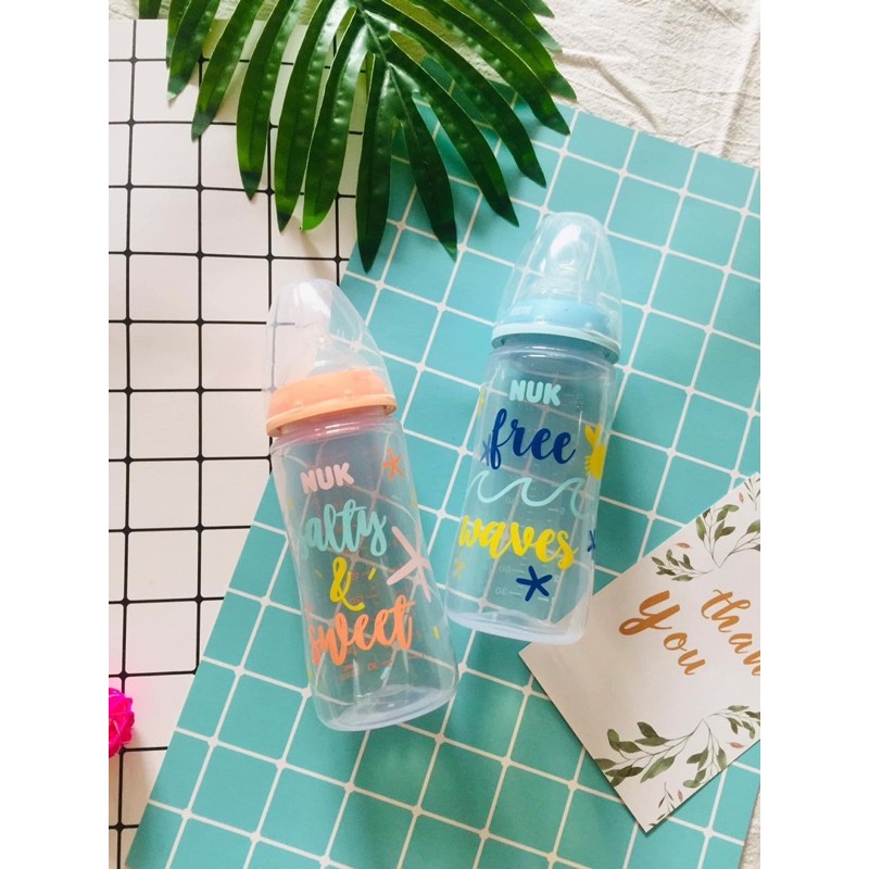 [Hàng nội địa Đức] Bình sữa NUK First Choice cổ rộng 300ml cho bé