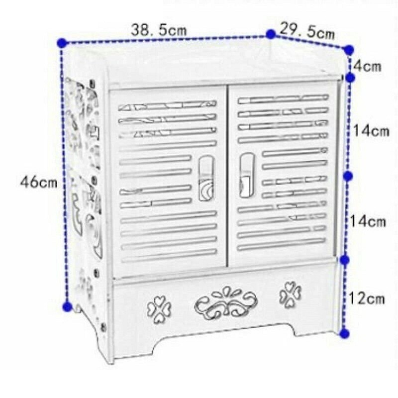 Tủ Gỗ Chất Liệu Pvc Để Đầu Giường Cao Cấp - kệ đựng đồ đa năng phòng ngủ