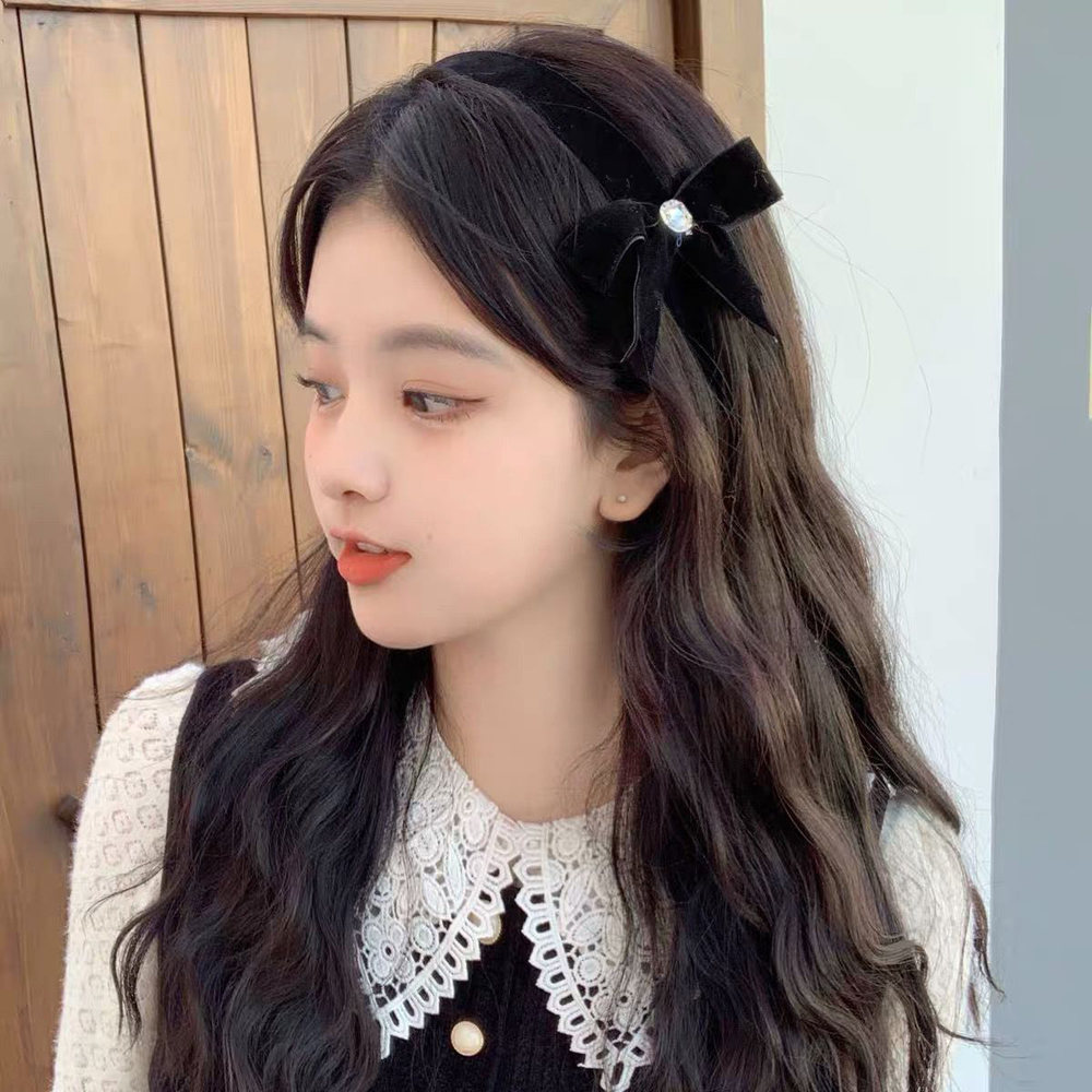 (Hàng Mới Về) Băng Đô Cài Tóc Bằng Vải Dễ Thương Cho Nữ