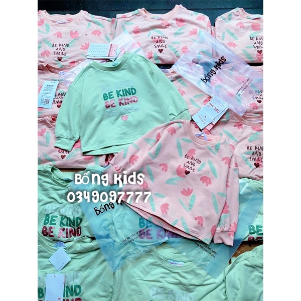 Áo Nỉ Bé Gái In Hình GJ