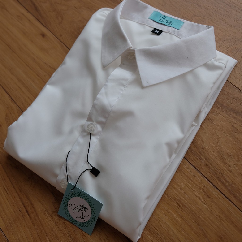 ÁO SƠ MI TRẮNG DÀI TAY BASIC