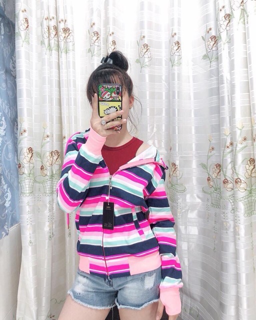 Áo khoác sọc cầu vồng | BigBuy360 - bigbuy360.vn