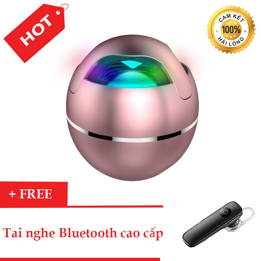 Loa Siêu Trầm Mini hỗ trợ Bluetooth thẻ nhớ Earise Jalam Shi F33 + Tặng Tai Nghe Bluetooth Cao Cấp