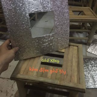 Ghế Tre Xông Vùng Kín ( kèm đệm ghế dày 5ly)