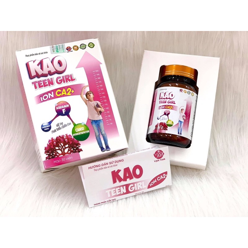 Hỗ trợ tăng chiều cao cho bé gái Kao teen girl ion ca2+