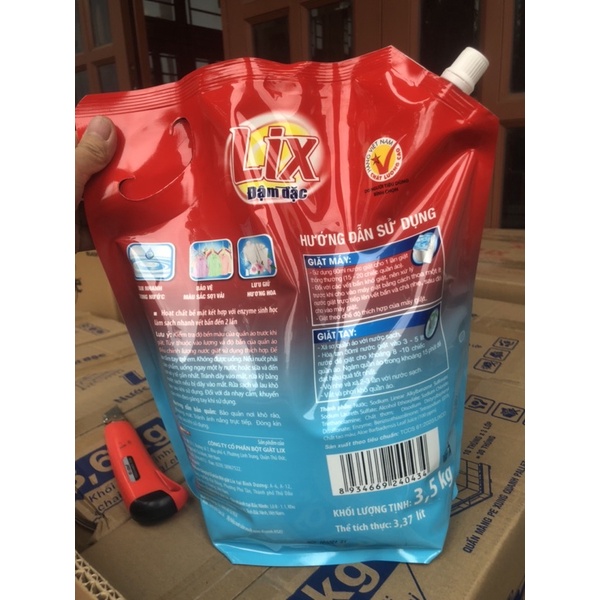 Nước giặt Lix túi 3.5kg