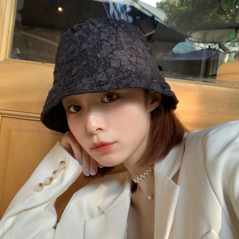 Nón Bucket Vải Gân Xinh Xắn