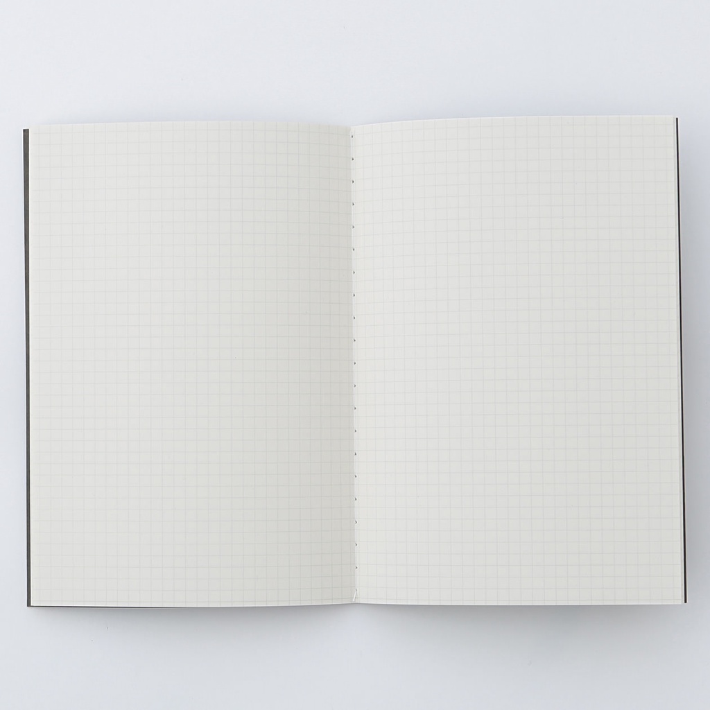 SỔ TAY KẺ Ô XÁM ĐẬM 30 TỜ MUJI CHÍNH HÃNG