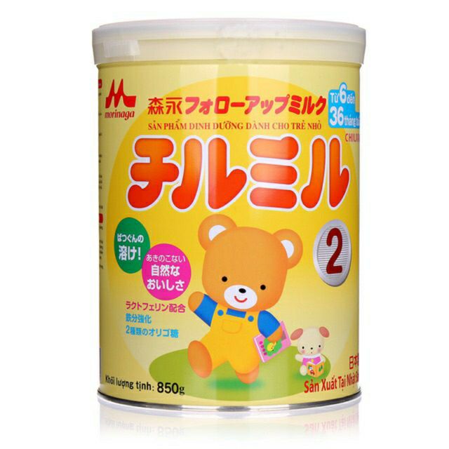 SỮA MORINAGA SỐ 2 850g date T7/2021 (tách đai)