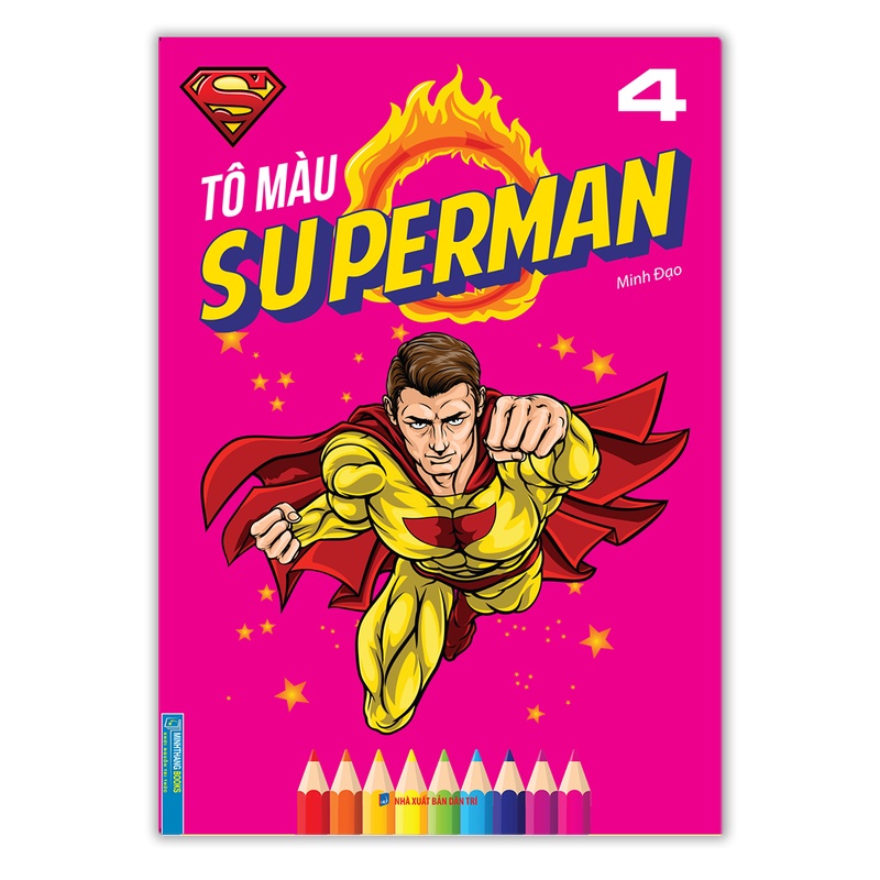 Sách-Tô màu SUPERMAN tập 4 (tái bản)