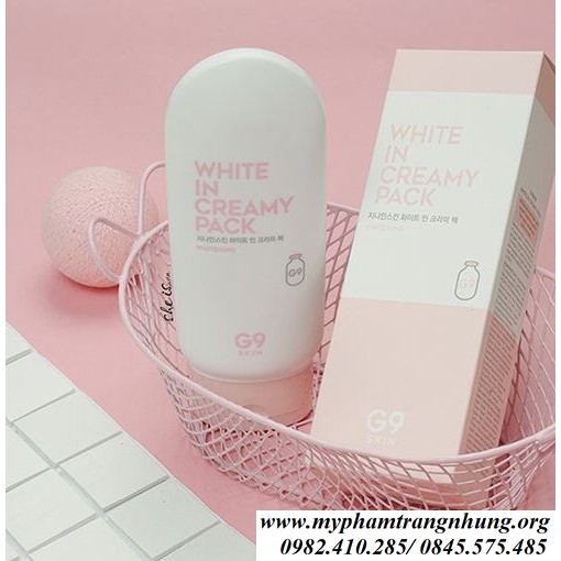 Kem Tắm Trắng G9 Skin White In Creamy Pack Hàn Quốc