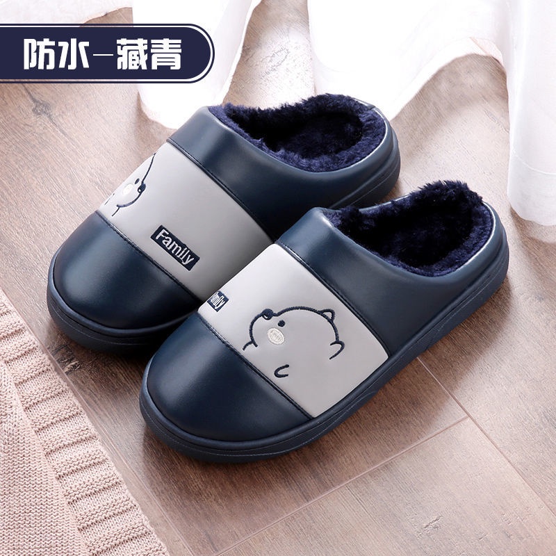 ★Dép Cotton Thời Trang Mùa Đông Dành Cho Nữ★Dép Bông Đi Trong Nhà Đế Dày Giữ Ấm Mùa Đông Chống Thấm Nước Cho Cặp Đôi