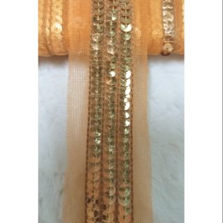 Dây viền kim sa màu đồng size 2cm