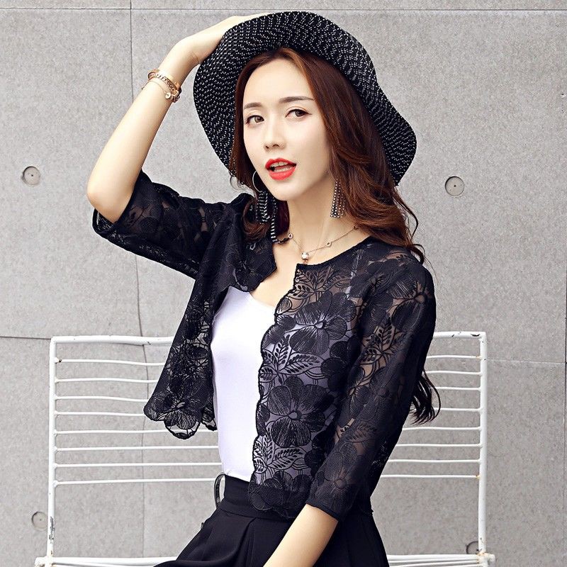 Áo Choàng Mỏng Tay Ngắn Chống Nắng Thời Trang Dành Cho Nữ | BigBuy360 - bigbuy360.vn