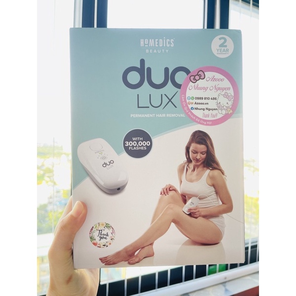 Máy Triệt Lông HOMEDICS DUO LUX [Hàng chính hãng]