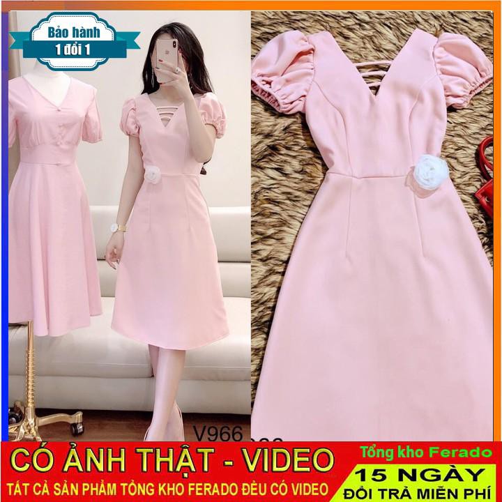 [ xả kho ] MiD Đầm suông dây đan ngực V966 Mie Design ảnh thật